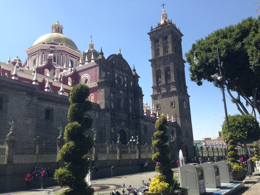 Kirche in Puebla Mexico